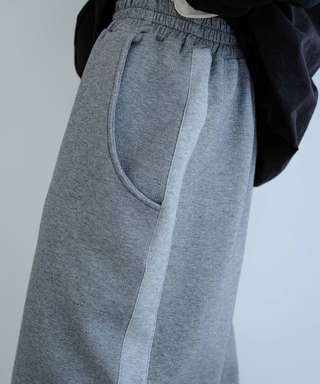 line curve sweat pants/2color