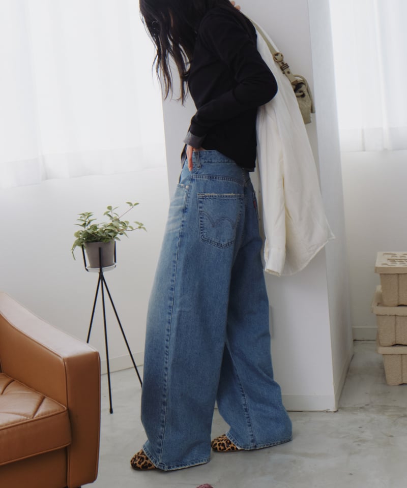 FASHIRU × EDWIN］vintage wide straight denim(Ja