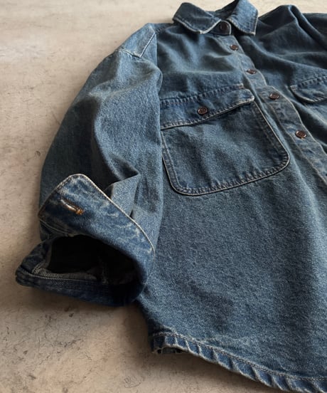 【FINE】ex denim shirt JK/2color