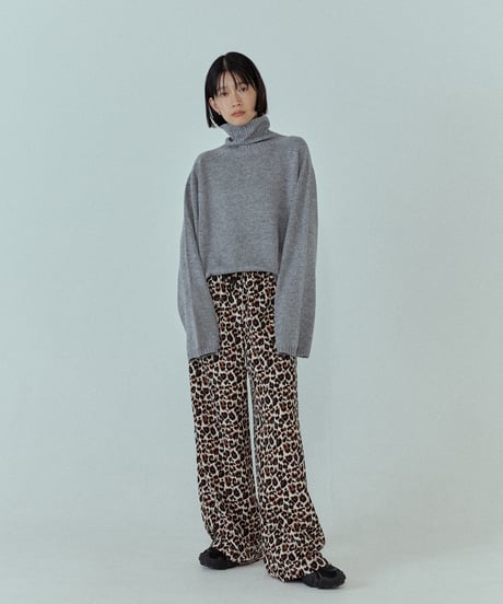wool blend high neck knit/6color