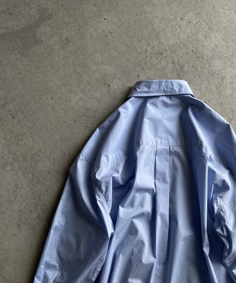 oversized blue shirt