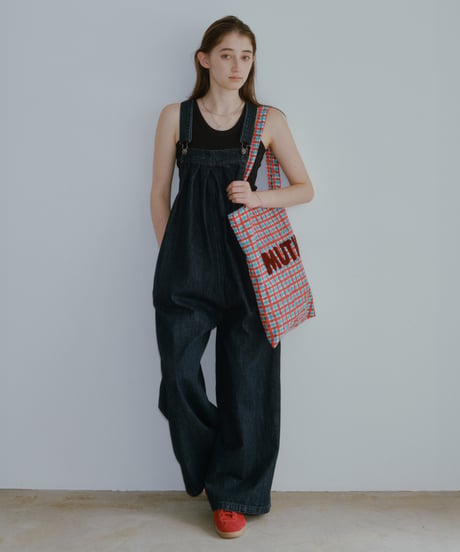 bold check tote