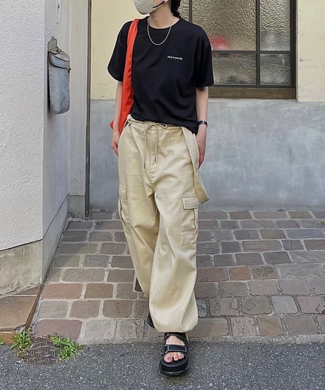 cargo pants with suspenders/2color