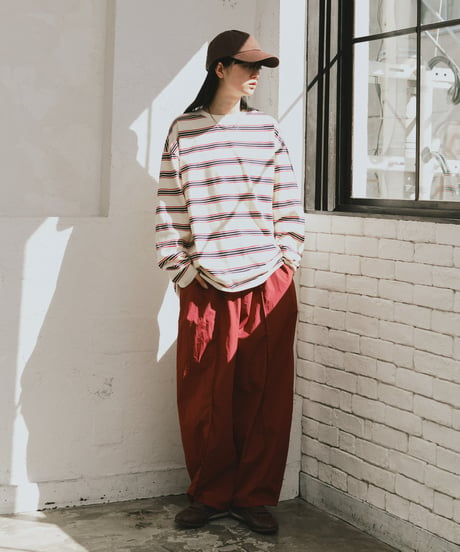 random border long T/2color