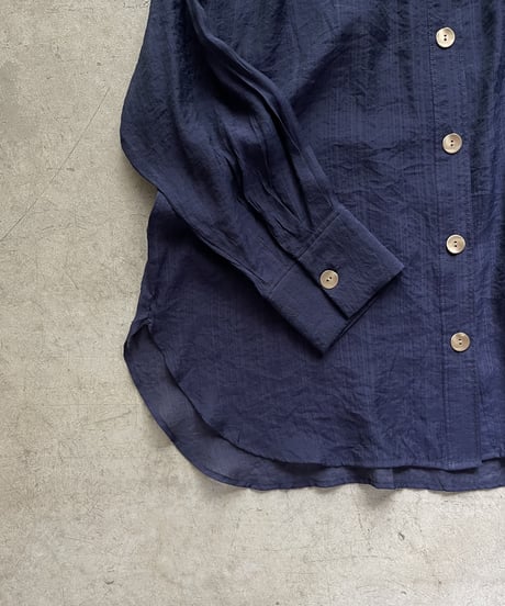 soft sheer blouse/2color