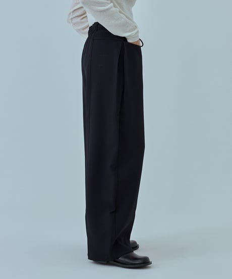【FINE】dual fabric curve slacks/2size （セットアップ対応）