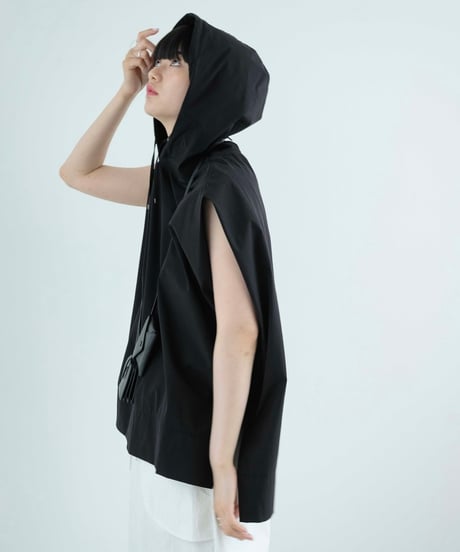 【setup対応】　no sleeve hoodie / tuck flare skirt （UV/feeling cold/waterproof）