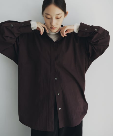 【FINE】typewriter dress over shirts/2color