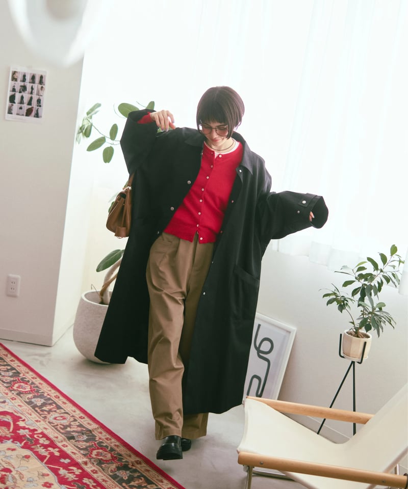 再入荷調整中］soutien collar coat - long/3color | F A