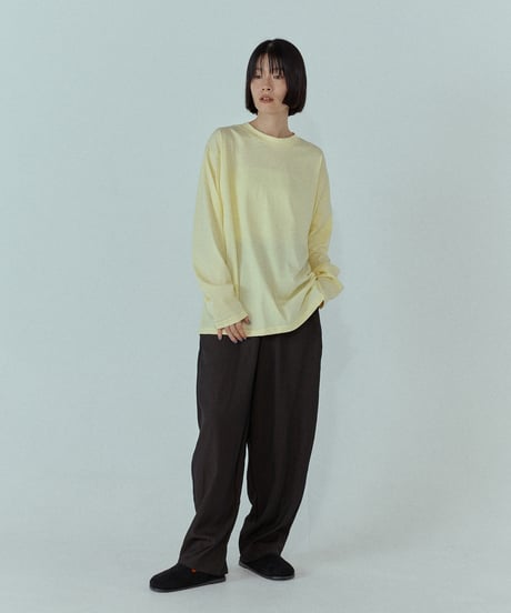 crew neck long sleeve T/4color