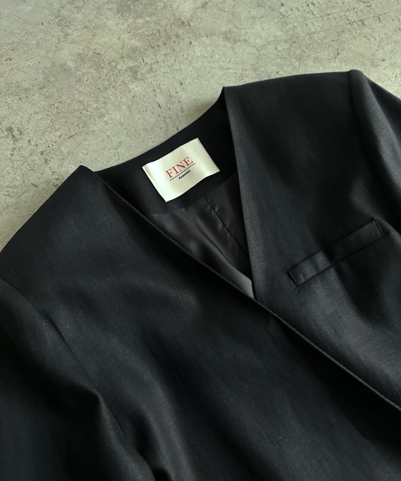 FINE tencel colorless jacket ファイン　ファシル tencel colorless jacket＜送料無料＞ | F A S H I R U