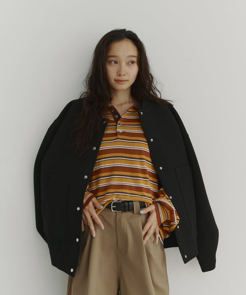 Herno ニットポロ チャコール 48 キレイめ Herno ニットポロ チャコール 48 キレイめ Herno ニットポロ