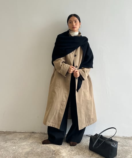 【FINE】triangle wool shawl