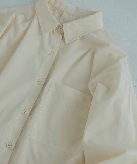 cropped design shirt/3color
