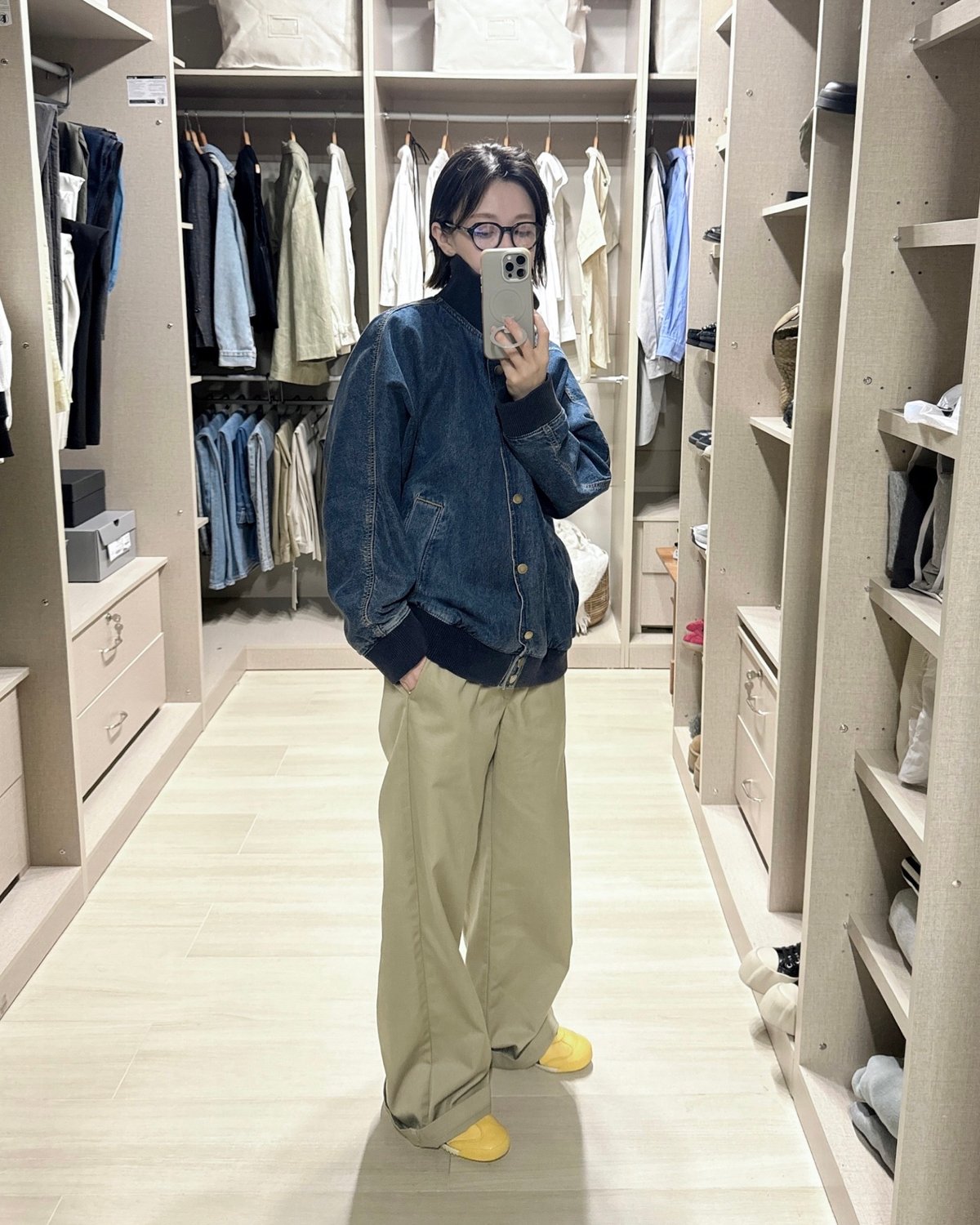 ジャケット・アウター FASHIRU stand collar denim blouson ジャケット・アウター FASHIRU stand collar denim blouson ジャケット