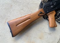 受注 東京マルイSAIGA12K用折り畳み式ウッドストック製作