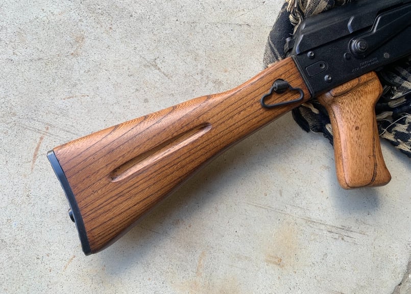 受注 東京マルイSAIGA12K用折り畳み式ウッドストック製作 | aohate