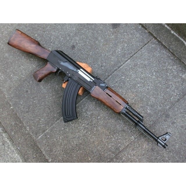 受注 マルイ次世代AK47・AKS47シリーズ用ノーマルウッドグリップ製作