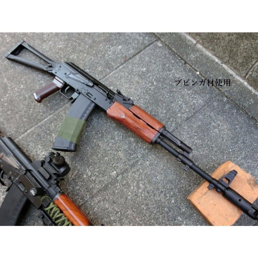 KSC AK74M ガスブローバック　リアルウッドハンドガード 受注 KSC GBB AK74M用 ウッドハンドガード製作 | aohate custom w