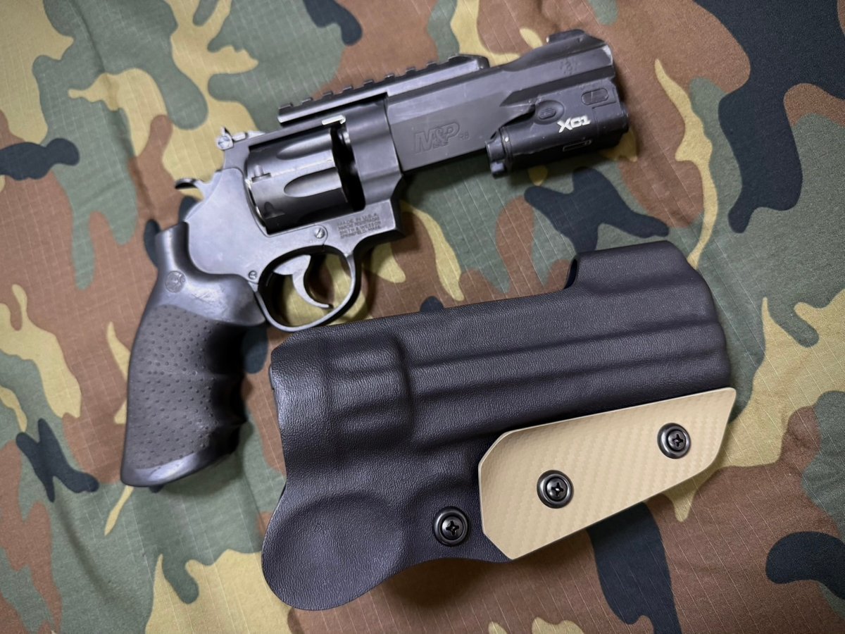 タナカ S&W M327 M&P R8 5インチ w/XC-1タイプライト用Kydex®ホルス