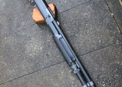 受注マルイ　M3用　ソードオフグリップ製作