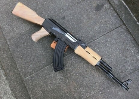 受注　マルイ次世代AK47・AKS47用　ウッドハンドガード製作