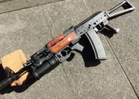 受注　KSC GBB AK74M用　ウッドハンドガード製作