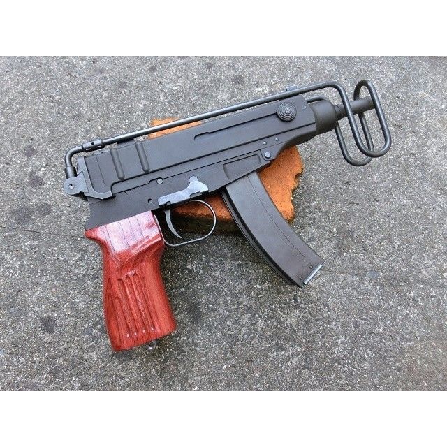 受注 KSC vz61 スコーピオン用ウッドグリップ製作 | aohate custom we