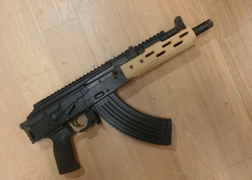 受注 東京マルイ GBB AKX用ウッドハンドガード製作 | aohate custom we