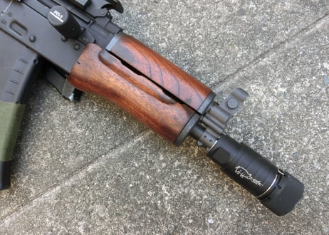 受注　KSC GBB AKS74U用ノーマルウッドハンドガード製作