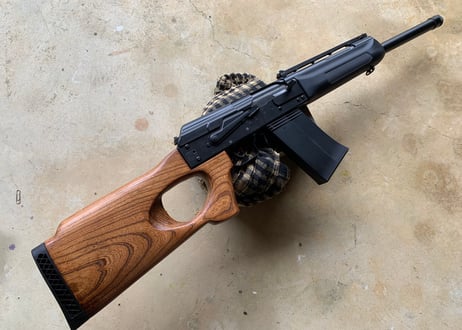 受注 東京マルイSAIGA12K用サムホールストック製作