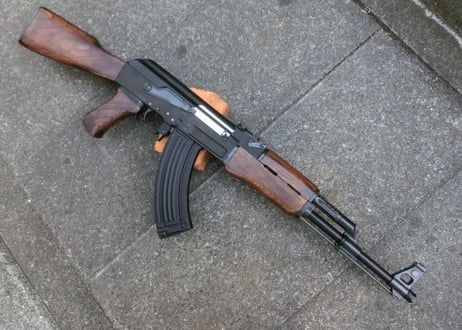 受注　マルイ次世代AK47・AKS47用　ウッドハンドガード製作