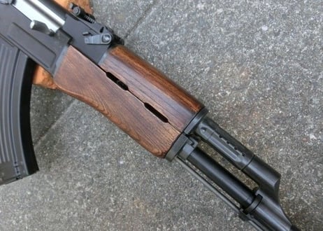 受注　マルイ次世代AK47・AKS47用　ウッドハンドガード製作