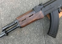 受注　マルイ次世代AK47・AKS47用　ウッドハンドガード製作