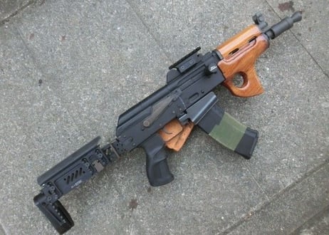 受注　KSC GBB AKS74U用サムホールハンドガード製作