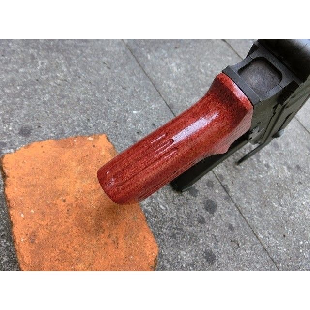 受注 KSC vz61 スコーピオン用ウッドグリップ製作 | aohate custom we