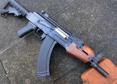 受注　AK47βスペツナズ・AK47HC用クリンコフタイプウッドハンドガード製作