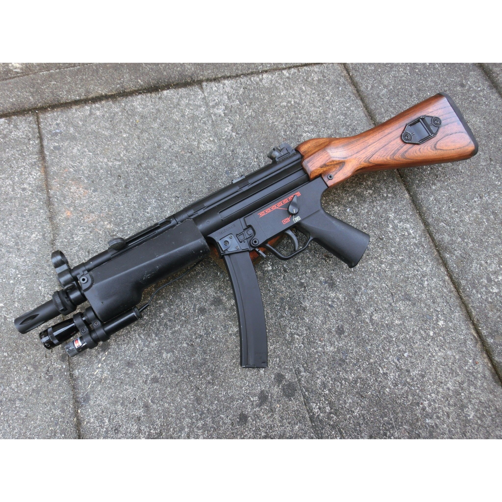 ナッツ 東京マルイ ライトプロMP5 カスタム(10禁)木製ストック original
