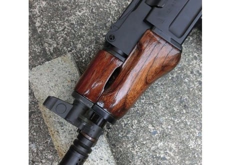受注　AK47βスペツナズ・AK47HC用クリンコフタイプウッドハンドガード製作