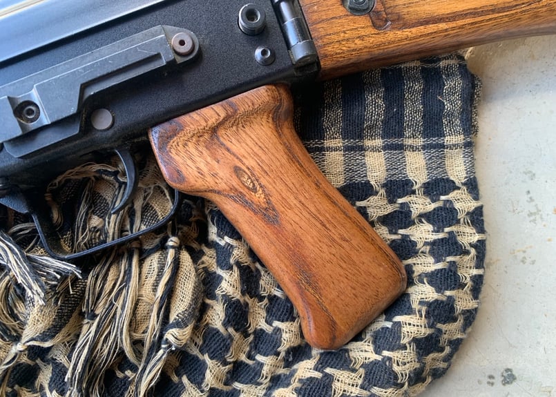 マルイ　サイガ12k用木製ストック 受注 東京マルイSAIGA12K用折り畳み式ウッドストック製作 | aohate