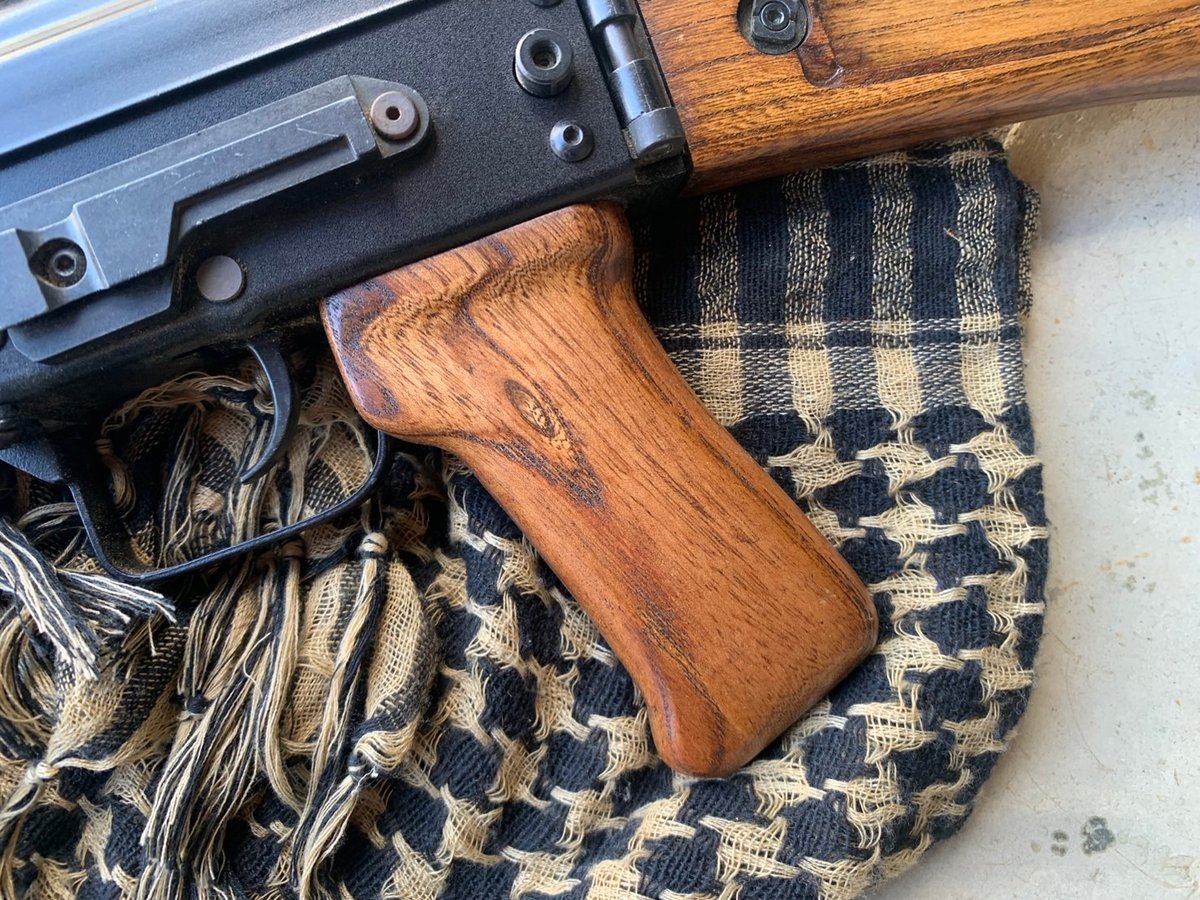 受注 東京マルイSAIGA12K用ウッドグリップ製作 | aohate custom webshop