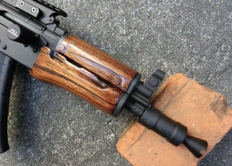 受注　KSC GBB AKS74U用ノーマルウッドハンドガード製作