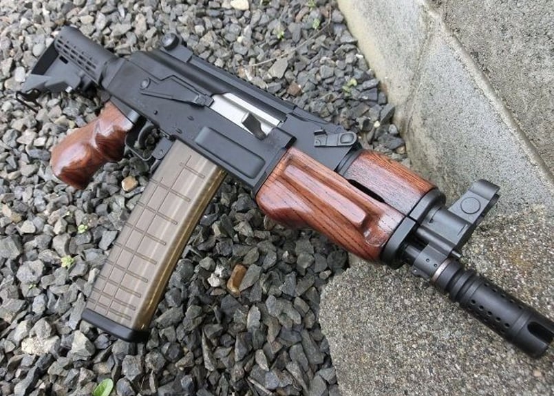 東京マルイAK47βスペツナズ用ウッドパーツ