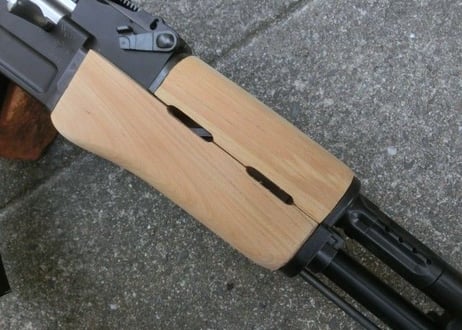 受注　マルイ次世代AK47・AKS47用　ウッドハンドガード製作