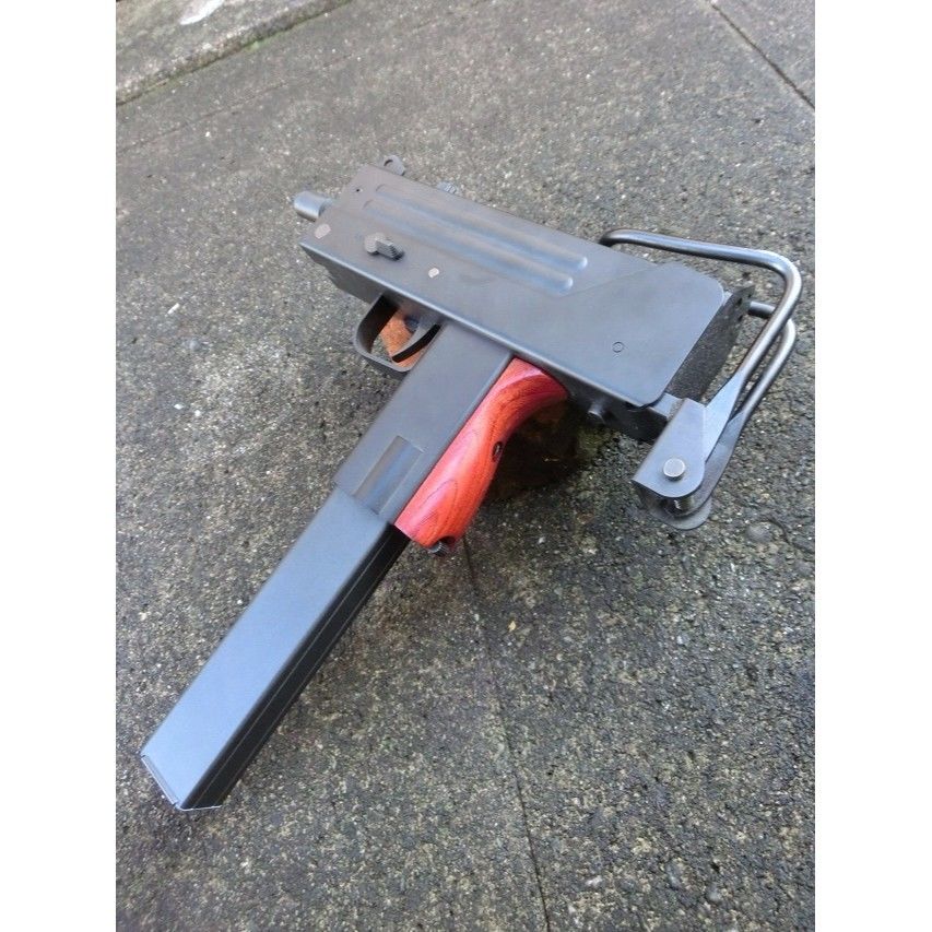 受注 マルイMAC10用 ウッドグリップ製作 | aohate custom webshop