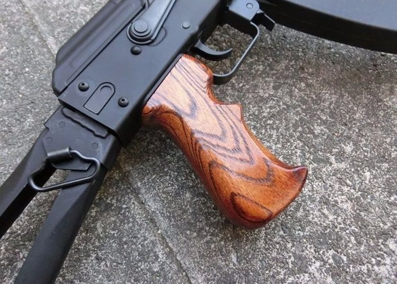 受注 KSC GBB AKシリーズ用タクティカルウッドグリップ製作 | aohate