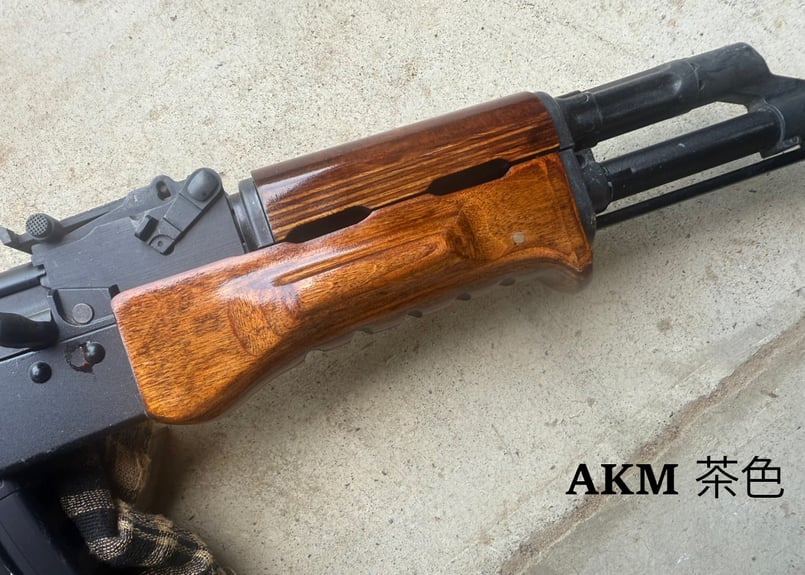 受注 東京マルイ GBB AKM用オリジナルウッドハンドガード | aohate