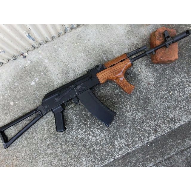 受注 次世代AKS74N用 AIMS-74タイプウッドハンドガード製作 | aohate cu