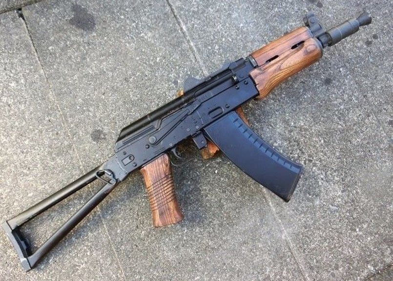 サウクリップ様☆専用 受注 次世代AKS74シリーズ用 SAWタイプウッドグリップ製作