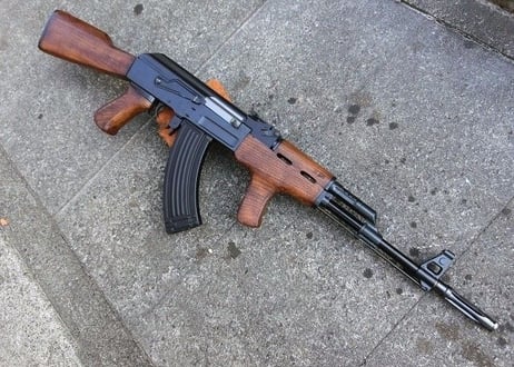 受注　マルイ　スタンダードAK47シリーズ用　AIMSタイプウッドハンドガード製作